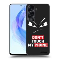 Silikónový čierny obal pre Honor 90 Lite 5G - Evil Eye - Transparent