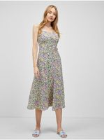 Purple-green floral midishats ONLY Gerda - Ladies