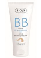 Ziaja BB krém pre mastnú, zmiešanú pleť tón prirodzený SPF15 50 ml