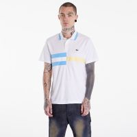 Μπλουζάκι LACOSTE Men's S/S Polo White/ Bonnie/ Yellow XL