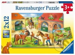 Šťastný den na statku - puzzle z kategorie 15 - 60 dílků