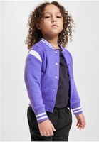 Inset College Sweat Jacket purpleday/white