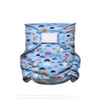 T-TOMI Pant Diaper Changing Set Velcro πλενόμενη πάνα εσώρουχο με ένθετη πάνα με velcro Blue Sea 3 - 15 kg 1 τμχ