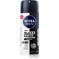 Nivea Men Invisible Black & White antiperspirant v spreji pre mužov 100 ml