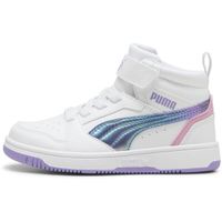 Puma REBOUND V6 MID BOUNCY SKY AC+ PS Момичешки обувки за всекидневието, бяло, размер 30