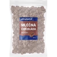 Allnature Kôstky Mliečna čokoláda mliečna čokoláda 500 g