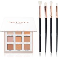 Eye Candy Enhancing Brush & Palette Set paleta senčil za oči s čopičem