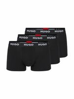 HUGO Boxershorts 3 Stück Schwarz