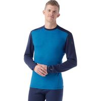 Smartwool M CLASSIC THERMAL MERINO BL CREW BOXED Мъжка блуза, синьо, размер