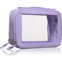 BrushArt Accessories Transparent make-up case kozmetični kovček Lilac 1 kos