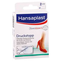 Hansaplast průhledná náplast proti tlaku a bolesti 2 ks / 9 x 6,5cm