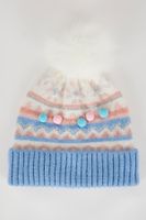 DEFACTO Girl Patterned Pompom Beret