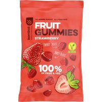 Bombus Fruit Gummies ovocné cukríky príchuť Strawberry 35 g