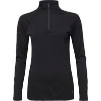 Smartwool CLASSIC A-S MERINO BL 1/4 ZIP Дамска термо тениска, черно, размер