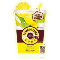 MEDIHEAL Vita Mask Lemon Lime озаряваща платнена маска 20 мл.