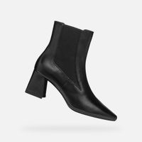 Black women's ankle boots Geox Giselda - Women's