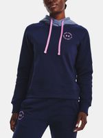 Under Armour Rival Fleece CB Hoodie Sweatshirt Blau