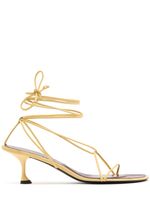 50mm Tee Leather Sandals
