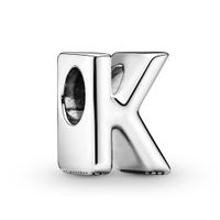 Pandora Stříbrný korálek "K" Moments 797465