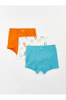 LC Waikiki LCW Printed Baby Boy Boxer with Elastic Waist 3-Piece