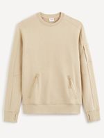 Celio Gemari Sweatshirt Beige