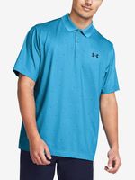 Under Armour UA Perf 3.0 Printed Polo T-Shirt Blau