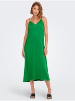 Green Ladies Satin Midishruhák fogasoknak CSAK Cosmo - Nők