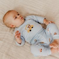 Eevi SPODNIE C&B BAW DRUK NIEBIESKIE