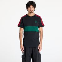 Μπλουζάκι adidas 3 Stripes Panel T-Shirt Black/ Core Green S