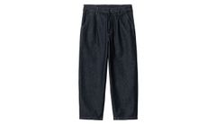 Carhartt WIP Jace Pant Blue Rinsed Muži - Kalhoty Carhartt WIP - Modrá - I034732_01_02-36 - Size: 36
