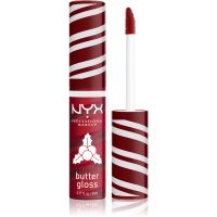 NYX Professional Makeup Holiday Butter Gloss błyszczyk do ust odcień 04 Holly Berry Swirl 8 ml