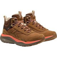 Keen LEIKI LEATHER MID WP Дамски туристически обувки, кафяво, размер 38.5