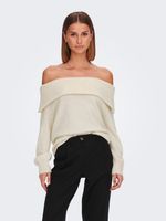 Jacqueline de Yong Inge Pullover Weiß