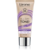 Lirene ALL DAY TONE! podkład nawilżający nadający skórze promienny wygląd odcień 02 Natural 30 ml