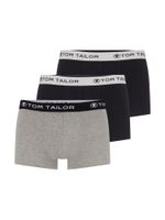 TOM TAILOR Bokserice  antracit siva / siva melange / crna / bijela