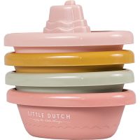 Little Dutch Bathing Boats кораблики для води Pink 4 кс