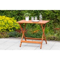 Gardenson SKLADACÍ ZÁHRADNÝ STÔL, drevo, 90/72/60 cm