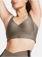 Hnědá sportovní podprsenka Under Armour UA Infinity Low 2.0Strap Bra