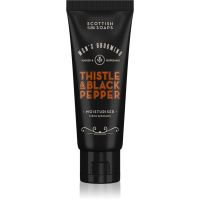 Scottish Fine Soaps Thistle & Black Pepper krem nawilżający do twarzy dla mężczyzn 75 ml