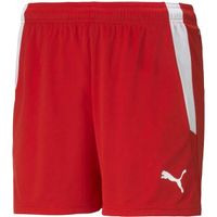 Puma TEAMLIGA SHORTS W Дамски футболни шорти, червено, размер
