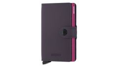 Secrid Miniwallet Matte Dark Purple-Fuchsia Unisex - Peňaženka Secrid - Fialová - MM-Dark-Purple-Fuchsia-One-size - Size: One size