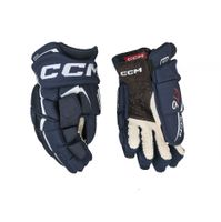Rukavice CCM Jetspeed FT6 SR, tmavo modrá-biela, Senior, 15"