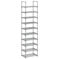 Boxxx REGÁL NA TOPÁNKY, sivá, 45/174/30 cm