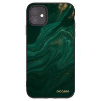 Silikónový čierny obal pre Apple iPhone 11 - Green