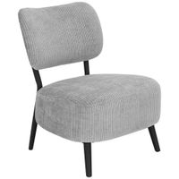 P & B KŘESLO, textil, šedá