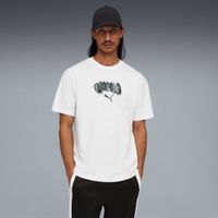 PUMA Graphic Balloon Art Relaxed T-Shirt Herren, Kleidung, Weiß, XXL