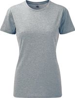 Russell Žíhané dámské tričko z polybavlny 35% bavlna 65% polyester Barva: stříbrná melír, Velikost: S Z165F