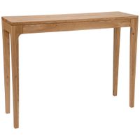 KONZOLOVÝ STOLÍK, divoký dub, drevo, 100/30/80 cm