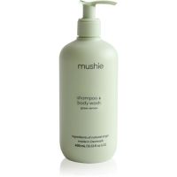 Mushie Organic Baby гель для душу та шампунь 2 в 1 для дітей Green Lemon 400 мл