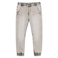 Cropp - Hlače jogger iz džinsa - light grey
